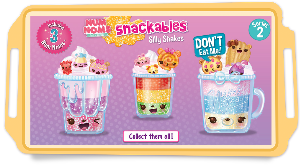 Num noms Snackables Cereal with Scented “Milk” Spoon series 1-2