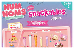 Num Noms - Series 2 - Snackables Dippers - Color Change - 1st Blind Box -  Nytt