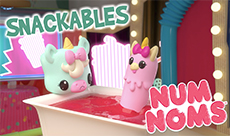 Num Noms, Toys, Num Noms Ice Cream Sundae Plush Pink Blue 7 Bear Animal  Foodie Toy Factory