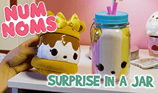 Soft Plush Version of Your Favorite Num Noms Characters are so Sweet and Huggable NEW Num Noms Surprise in a Jar BILLY BANANA